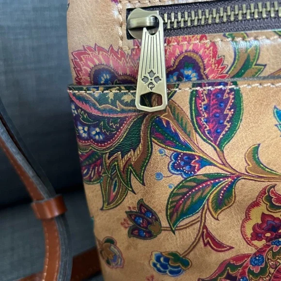 NWT PATRICIA NASH GRANADA FRANCH TAPESTRY LEATHER CROSSBODY BAG